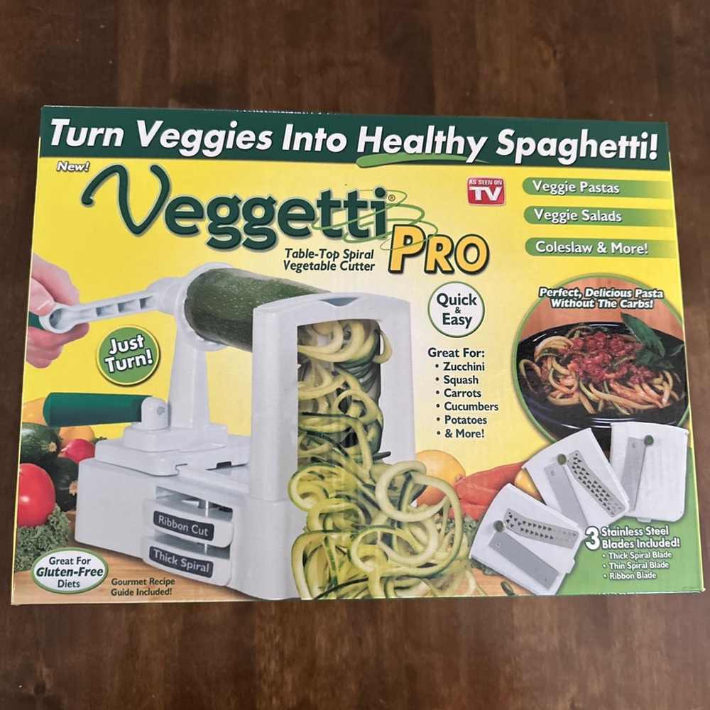 Spiral Vegetable Slicer Spiralizer Blade Pasta‎ Vegetables Veggie Cutter Maker